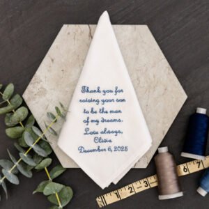 Father-In-Law Handkerchief {Raising Your Son}