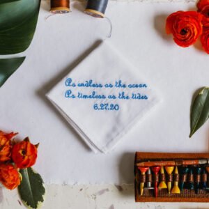 Groom Handkerchief {As Endless As the Ocean}