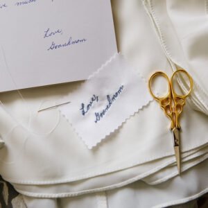 Alternative view of Handwritten Embroidered Swatch for Dress or Suit