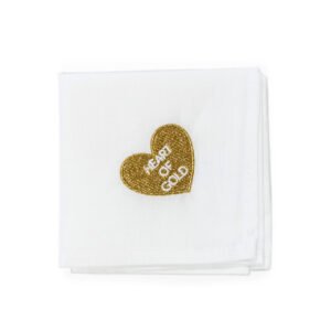 Alternative view of Heart of Gold Handkerchief