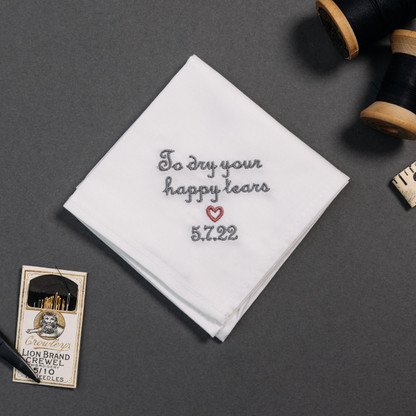 Heart Happy Tear Handkerchief {men's}