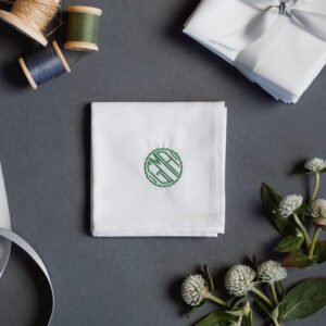 Alternative view of Monogrammed Handkerchief 3pack {Circle}