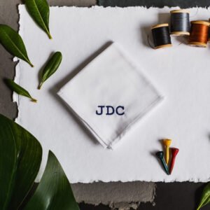 Alternative view of Monogrammed Handkerchief 3pack {Courier}