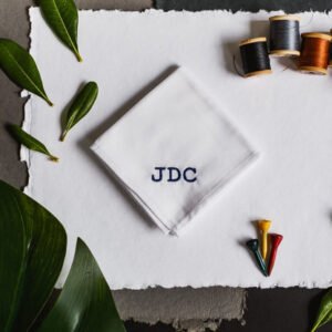 Monogrammed Handkerchief 3pack {Courier}