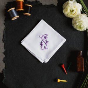 Alternative view of Monogrammed Handkerchief 3pack {Floral}