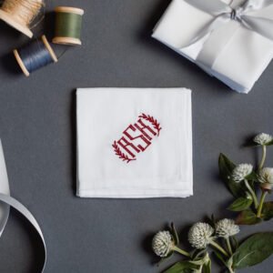 Alternative view of Monogrammed Handkerchief 3pack {Vines}