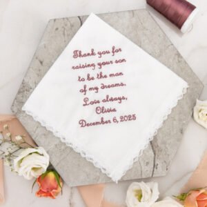 Mother-In-Law Handkerchief {Raising Your Son}